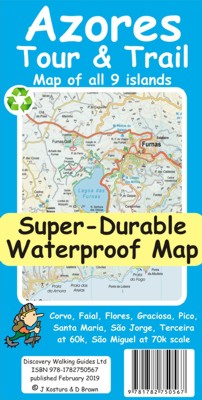 azores tour and trail map